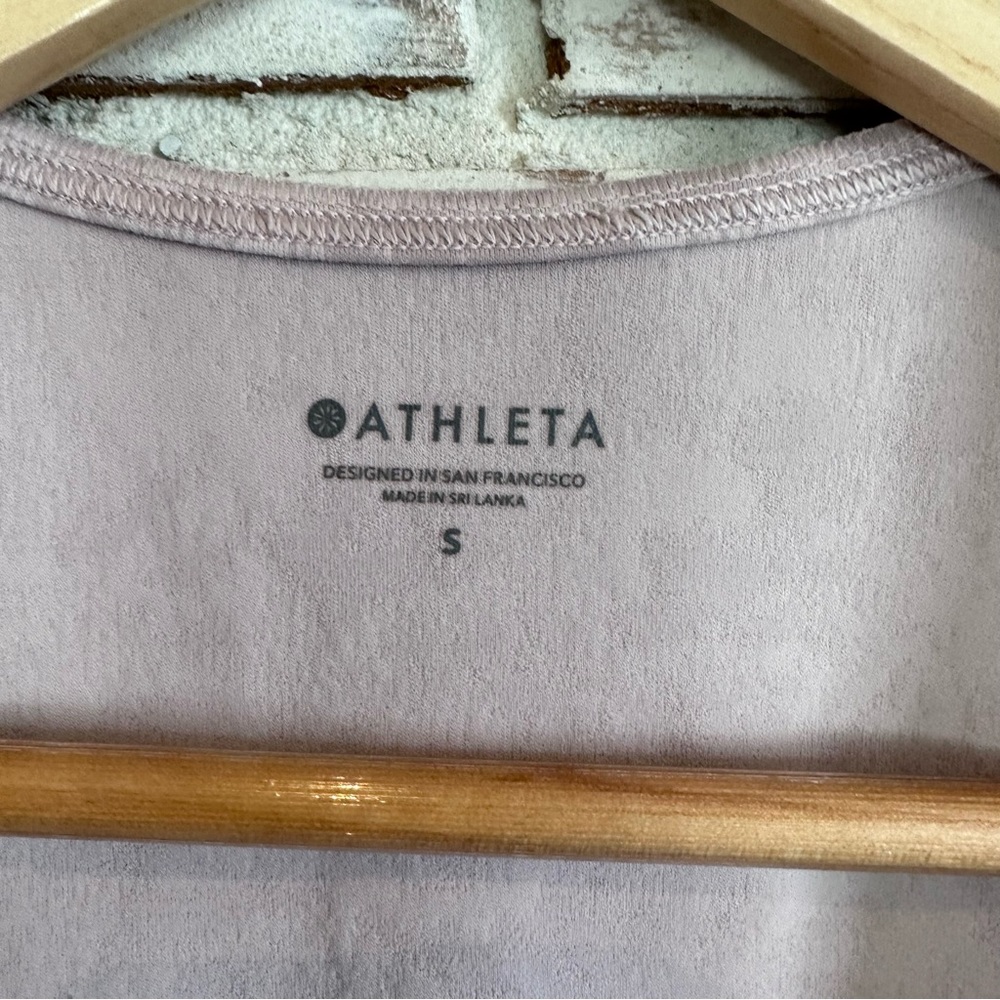 Athleta frosted floral scoop neck tank top size small - Picture 5 of 7